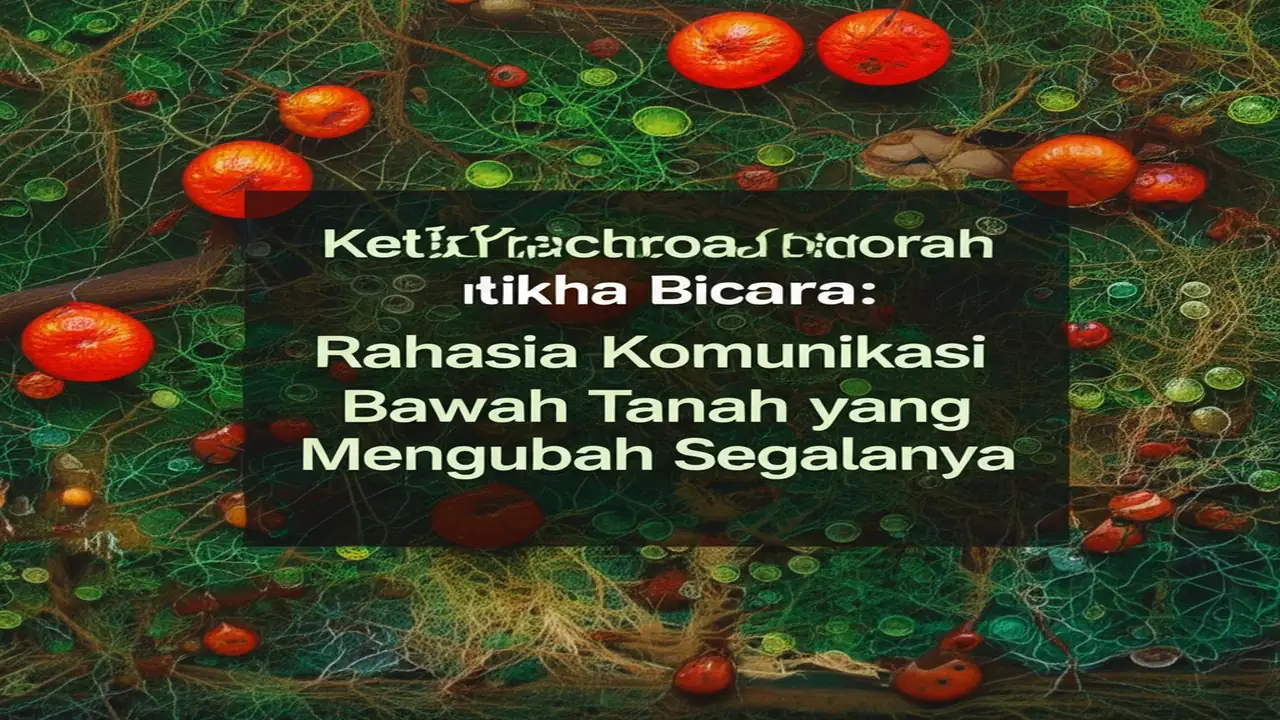 Ketika Mikroba Bicara: Rahasia Komunikasi Bawah Tanah yang Mengubah Segalanya