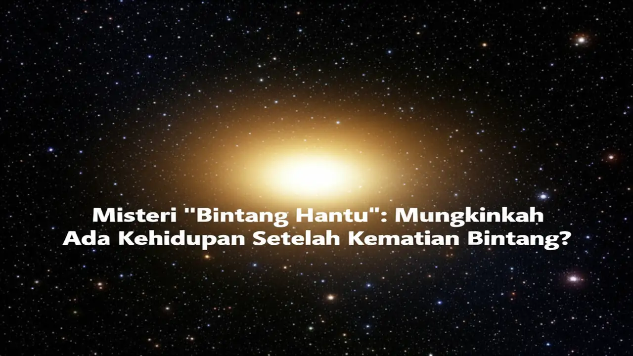 Misteri "Bintang Hantu": Mungkinkah Ada Kehidupan Setelah Kematian Bintang?