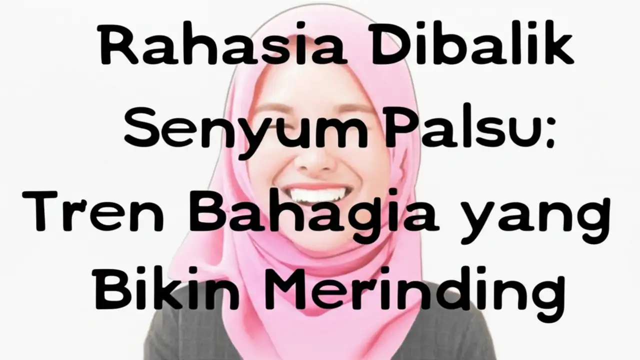 Rahasia Dibalik Senyum Palsu: Tren Bahagia yang Bikin Merinding