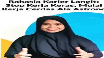 Rahasia Karier Langit: Stop Kerja Keras, Mulai Kerja Cerdas Ala Astronot!