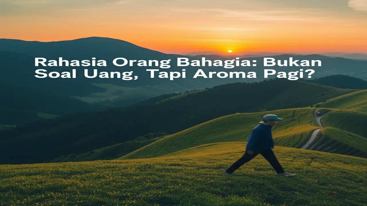 Rahasia Orang Bahagia: Bukan Soal Uang, Tapi Aroma Pagi?