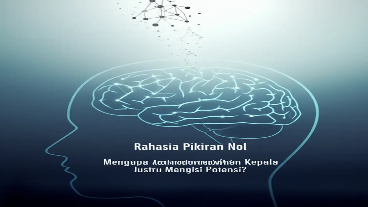 Rahasia Pikiran Nol: Mengapa Mengosongkan Kepala Justru Mengisi Potensi?