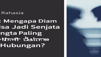 Rahasia "Silent Treatment": Mengapa Diam Bisa Jadi Senjata Paling Mematikan dalam Hubungan?