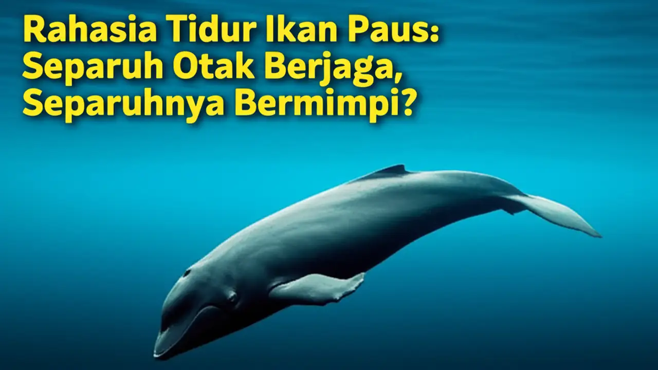 Rahasia Tidur Ikan Paus: Separuh Otak Berjaga, Separuhnya Bermimpi?