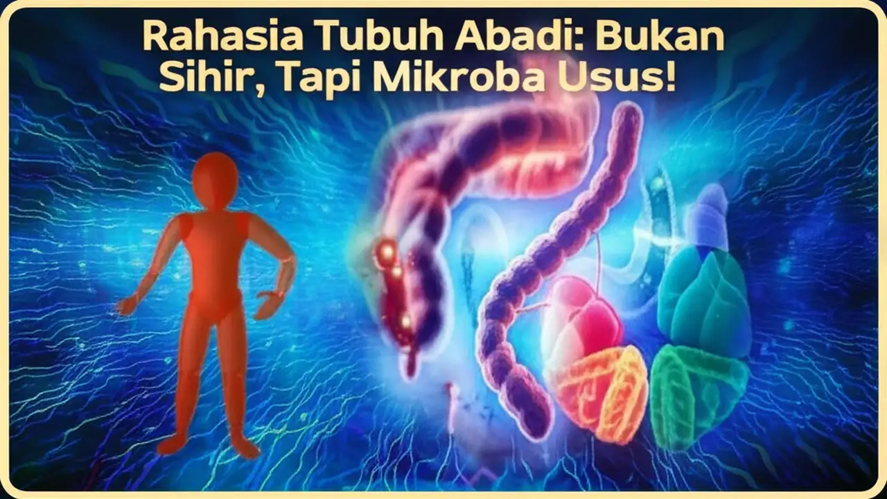 Rahasia Tubuh Abadi: Bukan Sihir, Tapi Mikroba Usus!