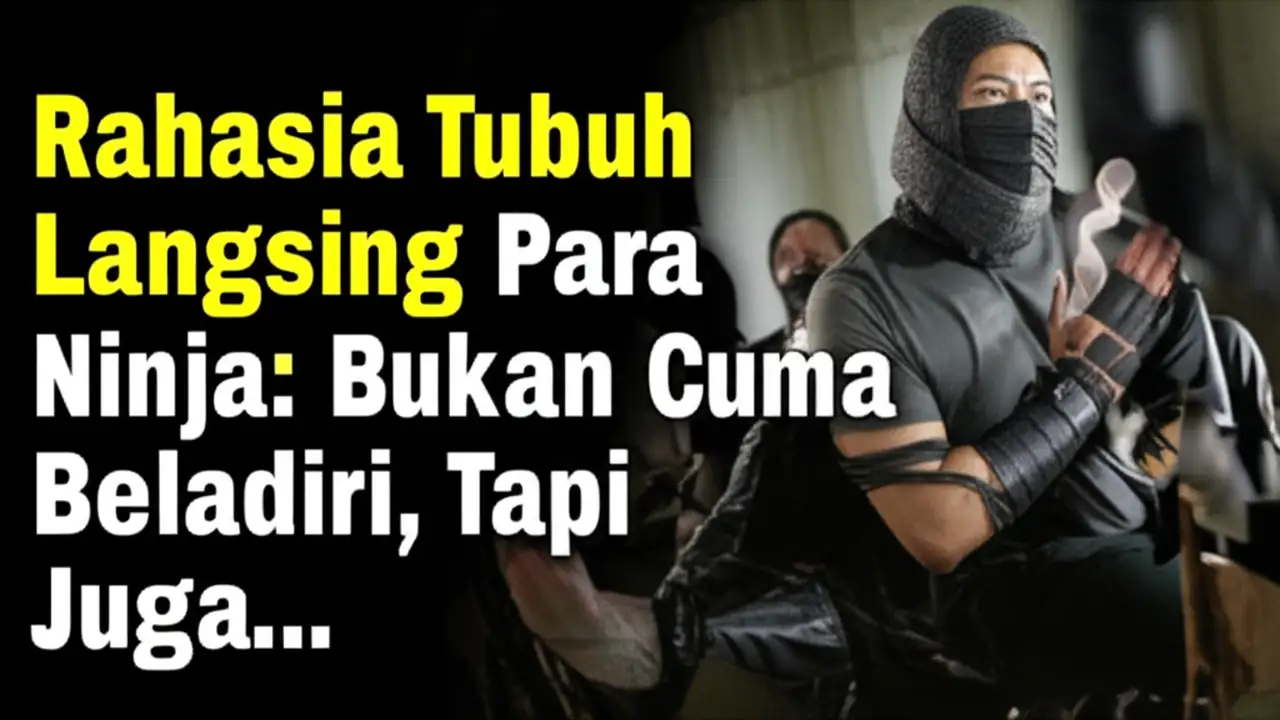 Rahasia Tubuh Langsing Para Ninja: Bukan Cuma Beladiri, Tapi Juga...